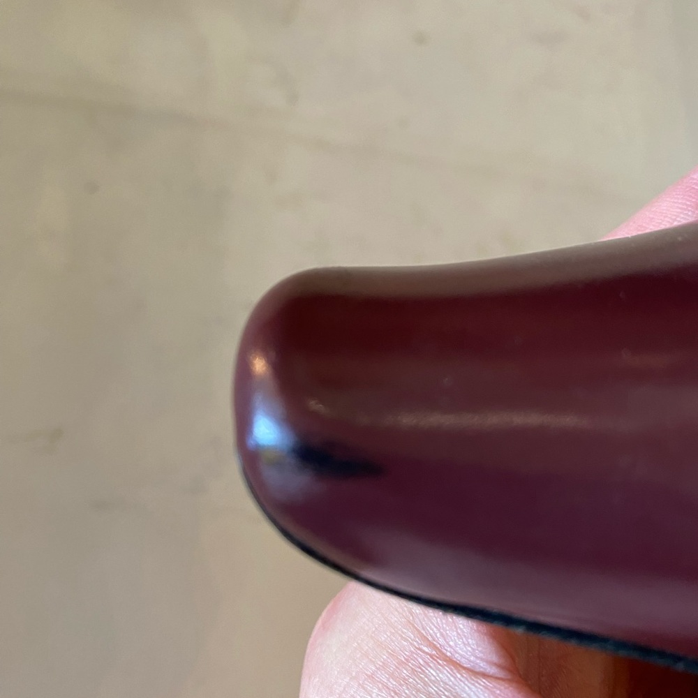 Prada burgundy low heels for woman - Picture 6 of 10